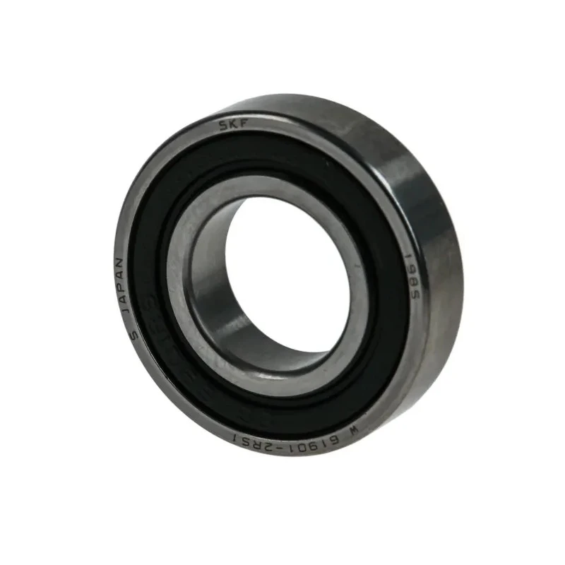 SKF Single Row Deep Groove Ball Bearing 12 mm ID, 24 mm OD, 6 mm Width, Stainless Steel, Sealed W 61901-2RS1