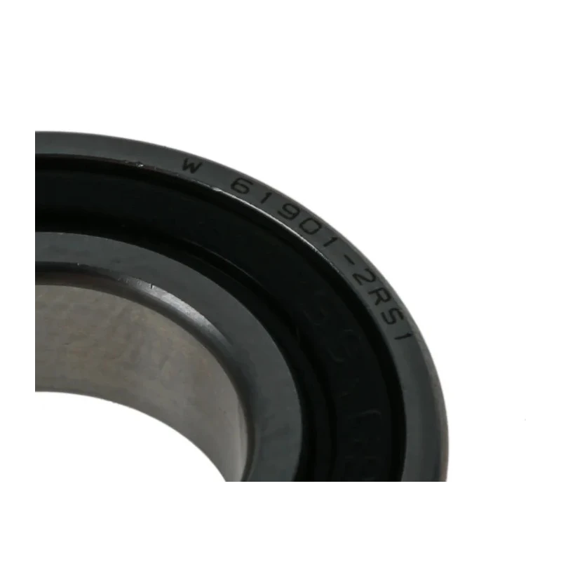 SKF Single Row Deep Groove Ball Bearing 12 mm ID, 24 mm OD, 6 mm Width, Stainless Steel, Sealed W 61901-2RS1