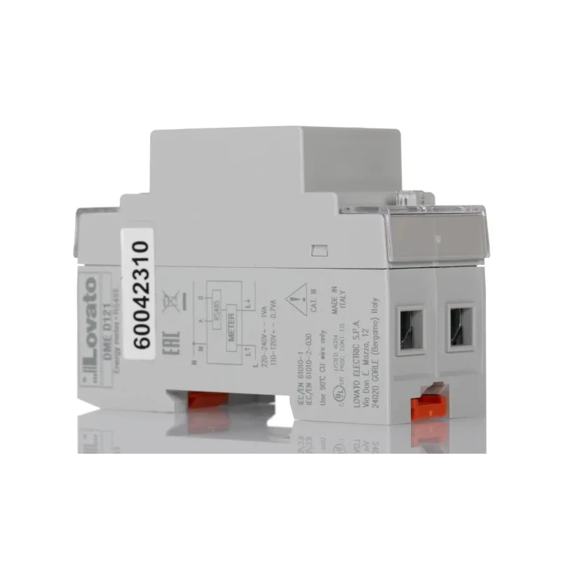 Lovato Electric 1 Phase Electronic LCD Energy Meter 184-264 V AC Measurement DMED121