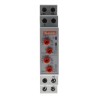 Lovato Electric TM PL Series DIN Rail Timer Relay, 2-Contact, 12 to 240 V DC, 12 V AC, 240 V AC, Time Range 0.1 s to TMPL
