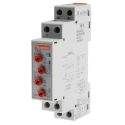 Lovato Electric TM PL Series DIN Rail Timer Relay, 2-Contact, 12 to 240 V DC, 12 V AC, 240 V AC, Time Range 0.1 s to TMPL