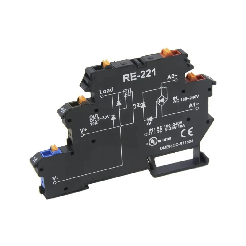 RS PRO Solid State Interface Relay 30V DC DIN Rail Mount 240V AC Control Voltage 905-4315