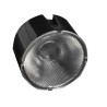 Ledil Round 1-Way LED Lens Polymethyl Methacrylate 36 ° Viewing Angle Diameter 49.9 mm Height 28.1 mm CP17402_YASMEEN-50-W-C