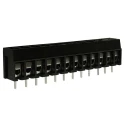 RS PRO PCB Terminal Block, 12-Contact, 5 mm Pitch, 1 Row, 16A, Polyamide Housing, Screw Connection, 250V 897-0733