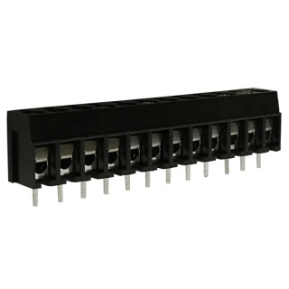 RS PRO PCB Terminal Block, 12-Contact, 5 mm Pitch, 1 Row, 16A, Polyamide Housing, Screw Connection, 250V 897-0733