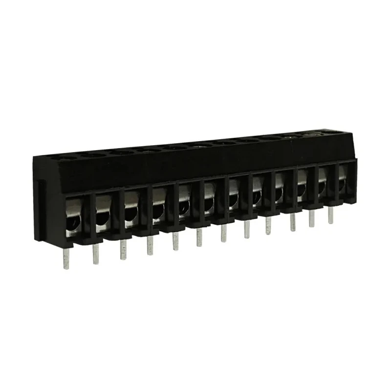 RS PRO PCB Terminal Block, 12-Contact, 5 mm Pitch, 1 Row, 16A, Polyamide Housing, Screw Connection, 250V 897-0733