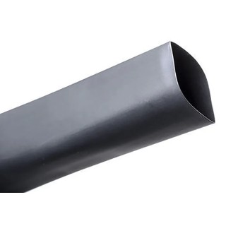 TE Connectivity Heat Shrink Tubing Black Polyolefin 2.4 mm Diameter x 152 m Length 2:1 Ratio RNF-100-3/32-BK-SP