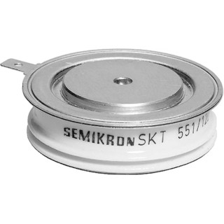 Semikron Danfoss Thyristor SCR Panel Mount 1600 V 391 A 250 mA 9 kA 1.65 V SKT 551/16 E