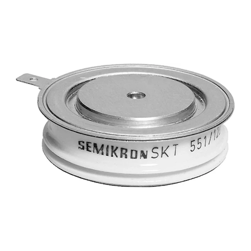 Semikron Danfoss Thyristor SCR Panel Mount 1600 V 391 A 250 mA 9 kA 1.65 V SKT 551/16 E