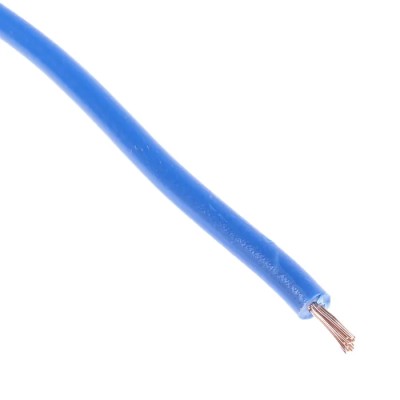 RS PRO Dark Blue 0.75 mm² 20 AWG Tri-Rated Hook Up Wire, 24/0.2 mm Strands, 100 m Length, 1 kV, Polyvinyl Chloride 906-2704