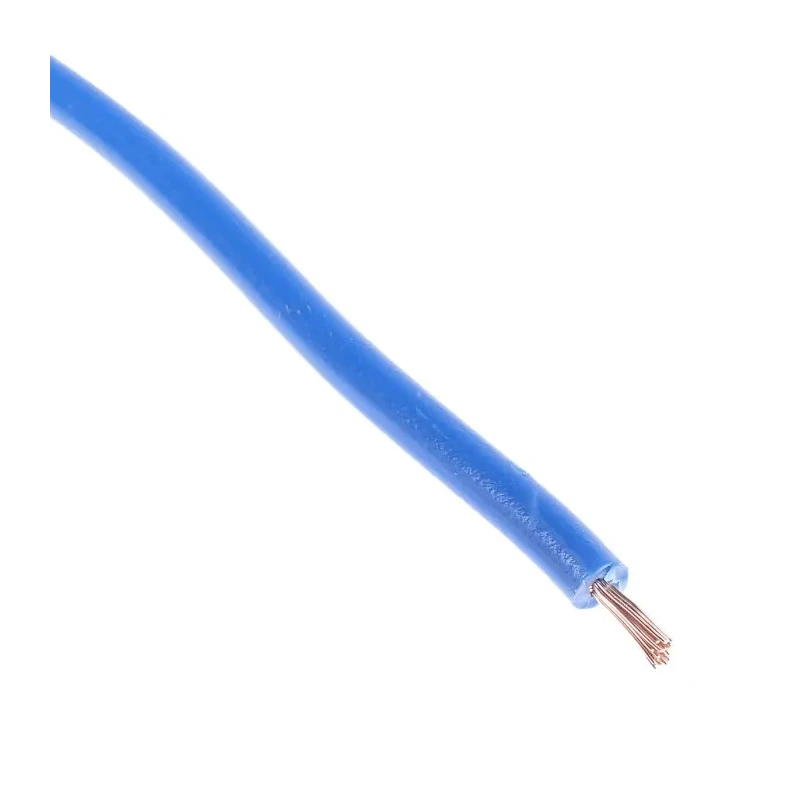 RS PRO Dark Blue 0.75 mm² 20 AWG Tri-Rated Hook Up Wire, 24/0.2 mm Strands, 100 m Length, 1 kV, Polyvinyl Chloride 906-2704