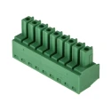 RS PRO 9-Contact Pluggable Terminal Block, 3.81 mm Pitch, 1 Row, 8A Current, 125V Voltage 897-1102