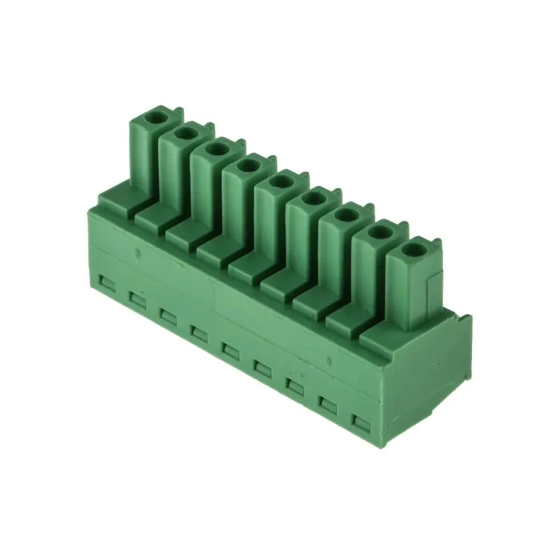 RS PRO 9-Contact Pluggable Terminal Block, 3.81 mm Pitch, 1 Row, 8A Current, 125V Voltage 897-1102