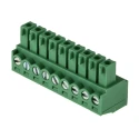 RS PRO 9-Contact Pluggable Terminal Block, 3.81 mm Pitch, 1 Row, 8A Current, 125V Voltage 897-1102