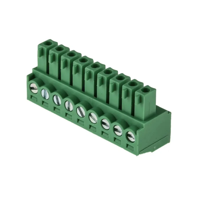 RS PRO 9-Contact Pluggable Terminal Block, 3.81 mm Pitch, 1 Row, 8A Current, 125V Voltage 897-1102