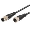 Molex Female 5 Way Straight to Male 5 Way Straight Sensor Actuator Cable 2 m 60V IP67 120066-8993