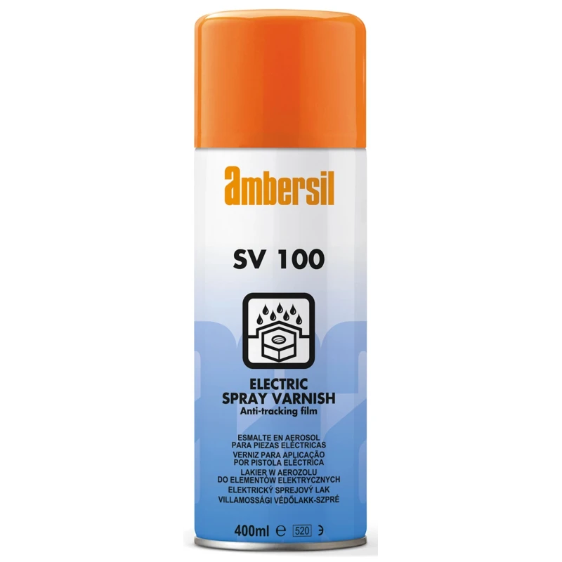 Ambersil Red Acrylic Resin Electrical Spray for Transformer, Motor Manufacturing, Motor Repair 31892-AB