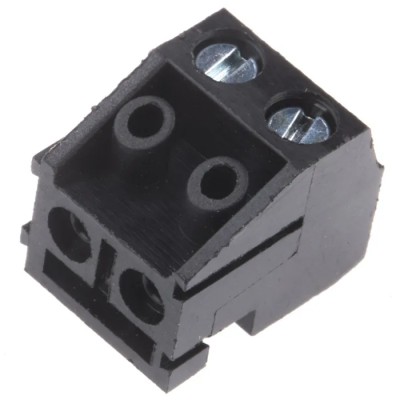 RS PRO PCB Terminal Block 2-Contact 5 mm Pitch 1 Row, Polyamide Housing, Screw Connection, 250V 10A 897-1297