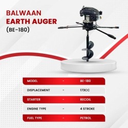 Balwaan Earth Auger BE-180 173cc (Without Bit)