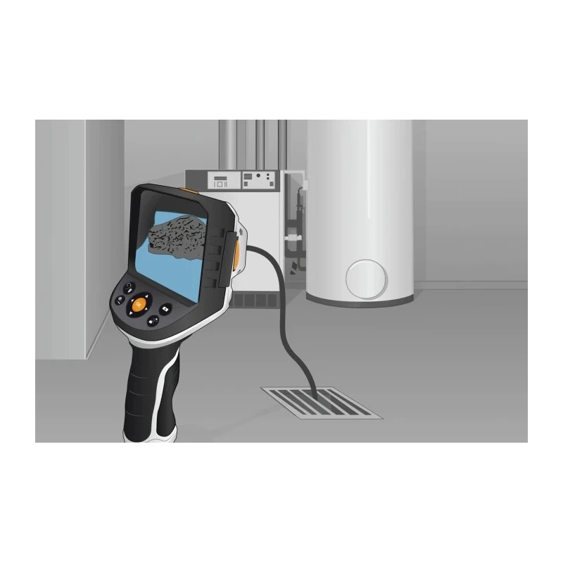 Laserliner 17 mm Probe Inspection Camera Kit with 1500 mm Probe Length, 640 x 480 pixel Resolution, LED Illumination 092.947A