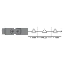 Laserliner 17 mm Probe Inspection Camera Kit with 1500 mm Probe Length, 640 x 480 pixel Resolution, LED Illumination 092.947A