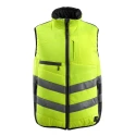 Mascot Workwear Green White Yellow Black Fastening with Zip Hi Vis Vest 100% Polyester 2XL 15565-249-1709 2XL