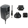 RS PRO AC/DC Adapter Interchangeable US EU 18W 12V DC Output 1.5A 2.1x5.5x12mm Centre Positive 903-2882