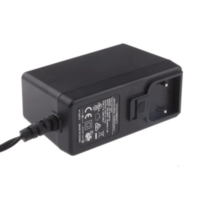 RS PRO AC/DC Adapter 40 W 24 V DC 1.7 A 2.1 x 5.5 x 12 mm Centre Positive EU Interchangeable Model 903-2911