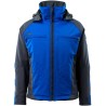 Mascot Workwear Blue Water Repellent Winter Jacket Polyester Elastane Zip Closure Size S 16002-149-11010 S