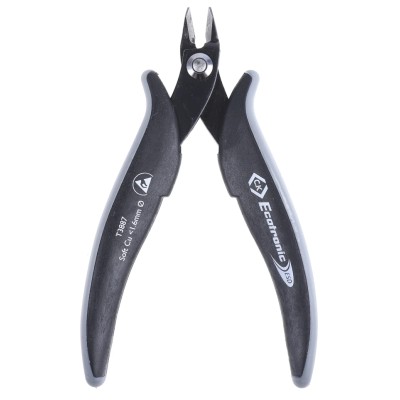 CK Full Flush ESD Safe Side Cutter 136mm Overall Length Special Tool Steel Blade T3887
