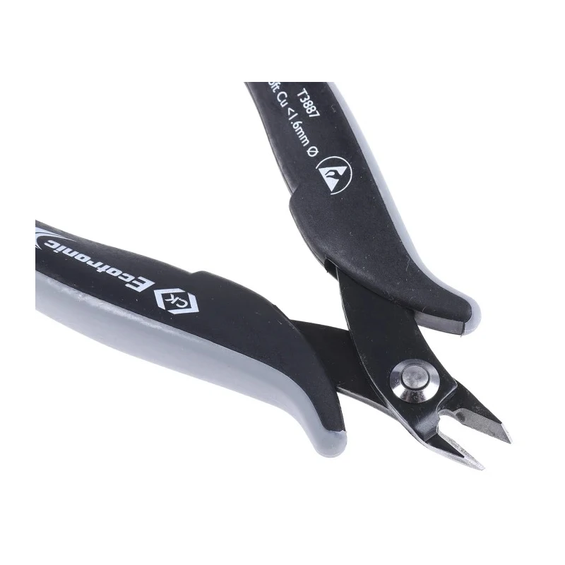 CK Full Flush ESD Safe Side Cutter 136mm Overall Length Special Tool Steel Blade T3887