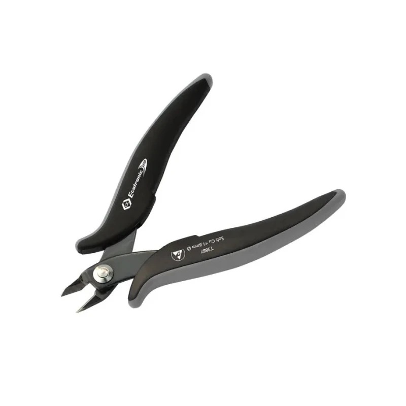 CK Full Flush ESD Safe Side Cutter 136mm Overall Length Special Tool Steel Blade T3887