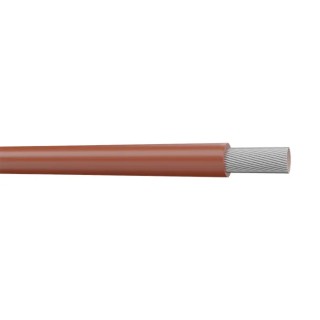 AXINDUS KY Series Brown 0.93 mm² Hook Up Wire, 18 AWG, 19 x 0.25 mm Strands, 100 m Length, Polyvinyl Chloride KY3007M