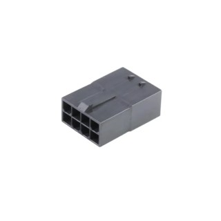 Molex 8 Way Nylon Connector Housing, Plug Type, 4.2mm Pitch, Black, 26mm Length, Series 172762, 172762-1008