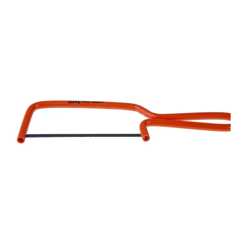 ITL Insulated Tools Ltd 6 in Hacksaw with Hardened Steel Blade, Nylon 11 Insulated Handle, IEC 60900 Compliant 911-1152
