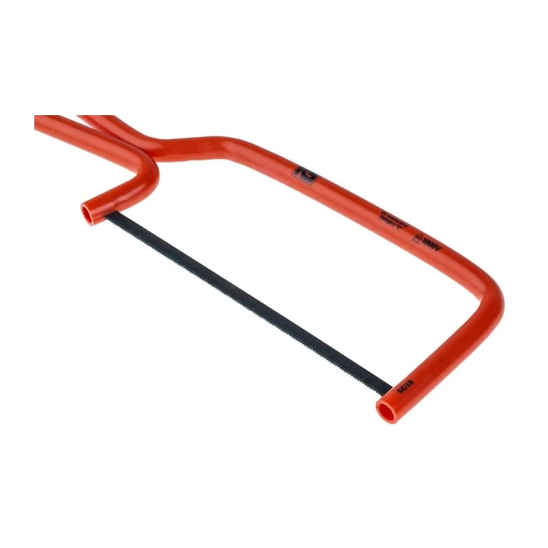 ITL Insulated Tools Ltd 6 in Hacksaw with Hardened Steel Blade, Nylon 11 Insulated Handle, IEC 60900 Compliant 911-1152
