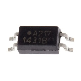 Broadcom DC Input Optocoupler 4-Pin Surface Mount Phototransistor Output 50mA 110°C ACPL-217-50DE