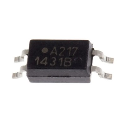 Broadcom DC Input Optocoupler 4-Pin Surface Mount Phototransistor Output 50mA 110°C ACPL-217-50DE