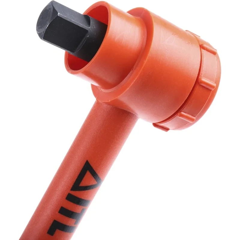 ITL Insulated Tools Ltd 12-Piece 1/2 in Square Drive Driver Socket Set Nylon 11 Insulated 1000V VDE Approved 911-1477