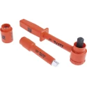 ITL Insulated Tools Ltd 12-Piece 1/2 in Square Drive Driver Socket Set Nylon 11 Insulated 1000V VDE Approved 911-1477