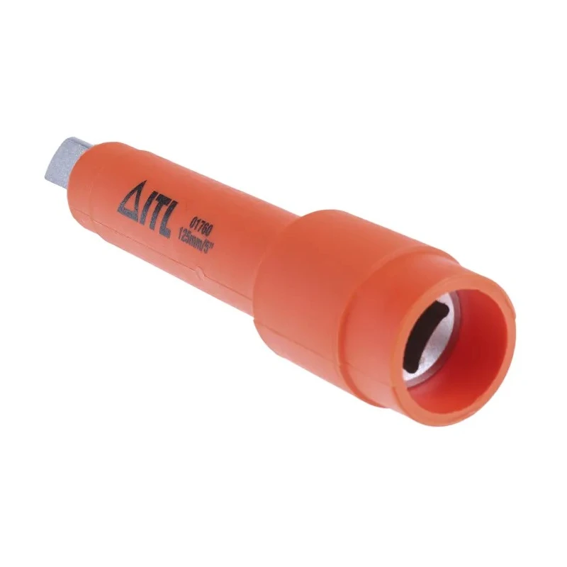 ITL Insulated Tools Ltd 12-Piece 1/2 in Square Drive Driver Socket Set Nylon 11 Insulated 1000V VDE Approved 911-1477