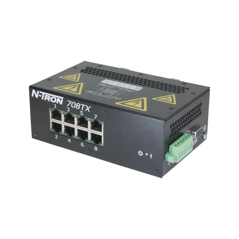 N-Tron Managed 8 Port Ethernet Switch Power Over Ethernet 708TX