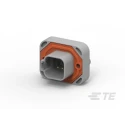 TE Connectivity DEUTSCH DT Automotive Connector Male Grey Screw Mount 6 Way Solder Termination DT15-6P-GP01