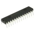 Microchip 16-Channel I/O Expander SPI PDIP 28 MCP23S17-E/SP, 10MHz Clock, 1.8-5.5V Supply, Through Hole Mount