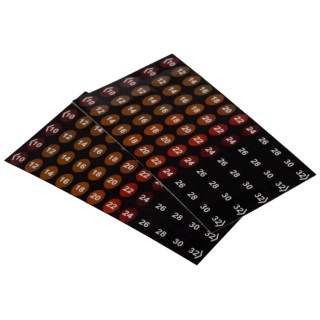 RS PRO Temperature Label Indicator 10 °C to 32 °C 12 Levels 906-4618