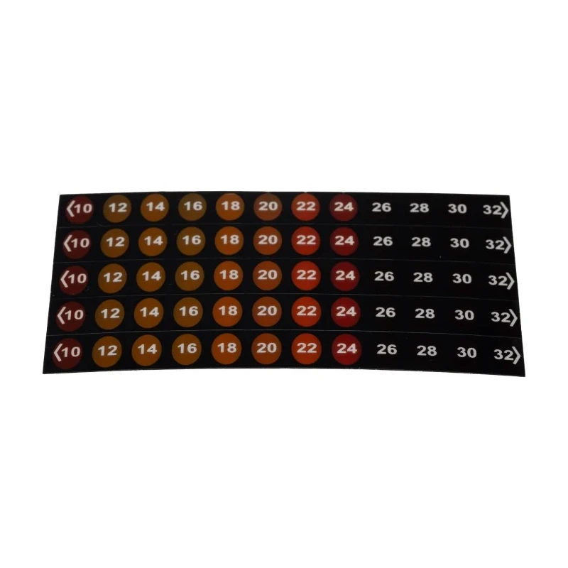 RS PRO Temperature Label Indicator 10 °C to 32 °C 12 Levels 906-4618