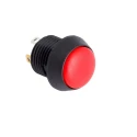 EOZ FL Series Push Button Switch SPST Momentary, 12 mm Cutout, IP67, Panel Mount FL12NR