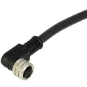 Brad from Molex Female 4 Way M8 Right Angle to Male 4 Way Unterminated Sensor Actuator Cable 60V IP67 1200270154