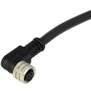 Brad from Molex Female 4 Way M8 Right Angle to Male 4 Way Unterminated Sensor Actuator Cable 60V IP67 1200270154