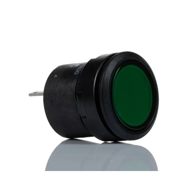 EAO Push Button Switch Momentary Operation Red Actuator 22.5mm Cutout Diameter 84.0202.5R